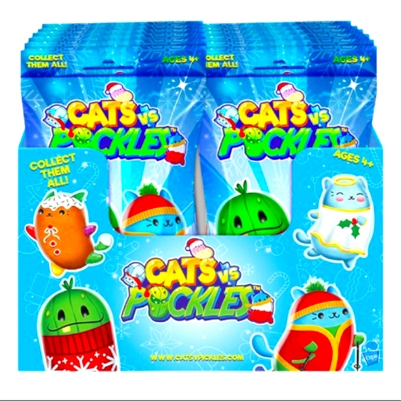 CATS VS. PICKLES 2023 HOLIDAY COLLECTION - Set of 4 - Sealed Mystery Packs. - Picture 4 of 4